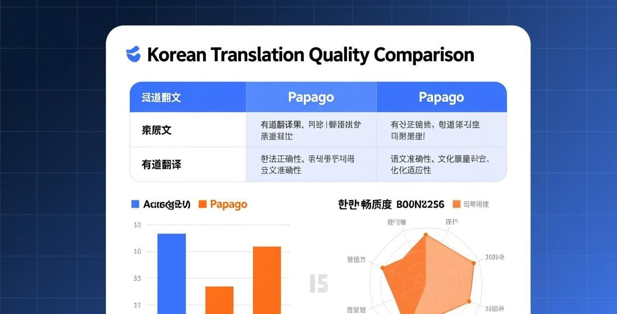有道翻译和 Papago 中韩翻译质量详细对比测试结果